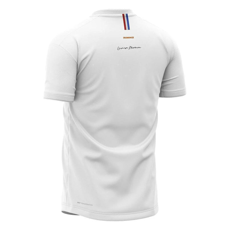 Camisa Holanda Branca Contempor EuroDry Rinno Classicos Futebol - Laranja