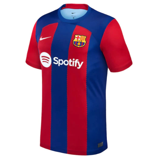 Camisa Barcelona I 23/24 - Torcedor Masculina - Azul e Grená