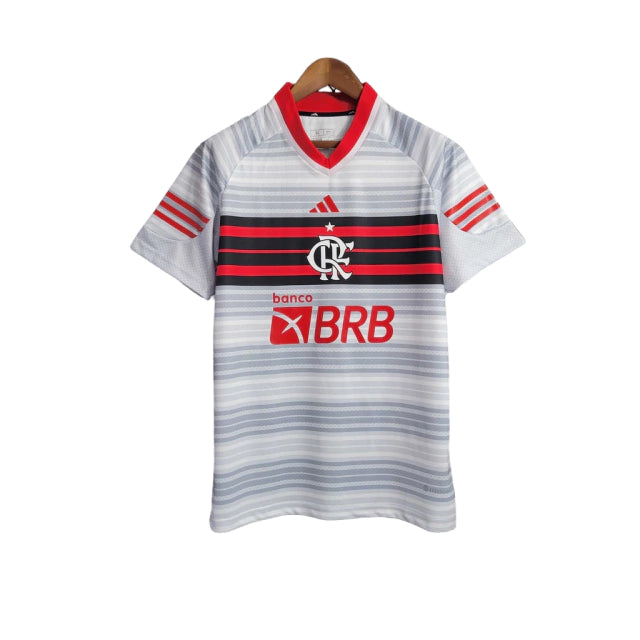 Camisa Flamengo 23/24 Torcedor Masculina - Branco