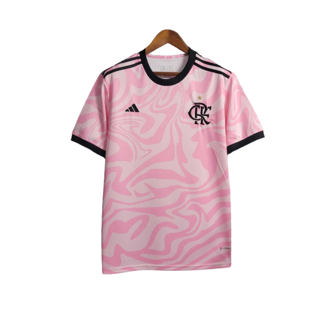 Camisa Flamengo 23/24 Torcedor Masculina - Rosa