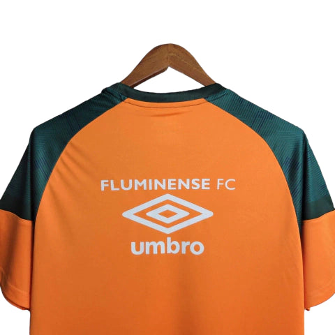 Camisa Fluminense Treino 23/24 Torcedor Masculina - Laranja