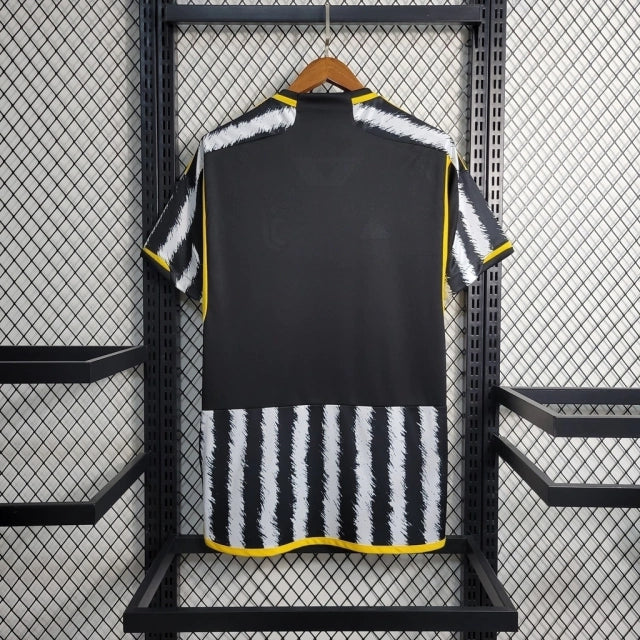 Camisa Juventus I 23/24 - Torcedor Masculina - Preto e Branco