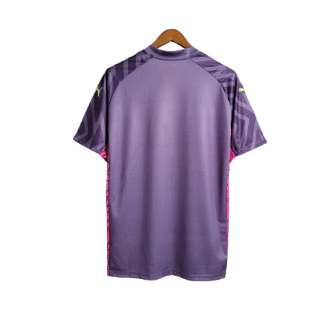 Camisa Manchester City Goleiro 23/24 - Torcedor Masculina - Roxo