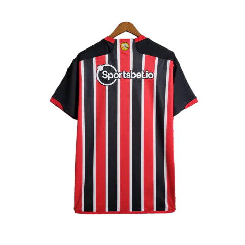 Camisa São Paulo II 23/24 - Torcedor Masculina - Vermelho e Preto