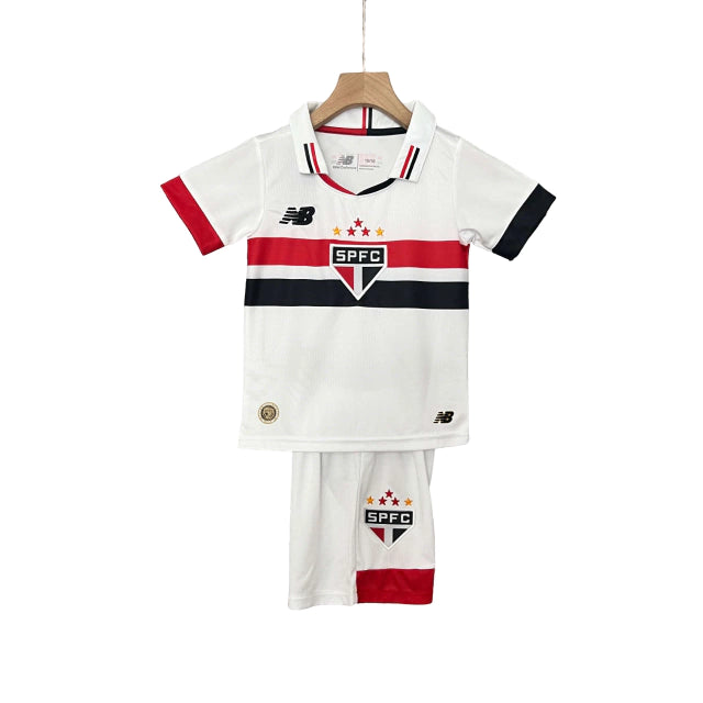 Uniforme Infantil São Paulo I 2024/25 - Branco