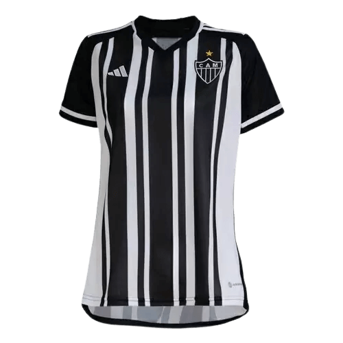 Camisa Atlético Mineiro I 23/24 Preta e Branca – Feminina