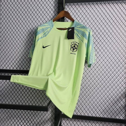 Camisa Brasil Treino Verde 22/23 Nike Masculina