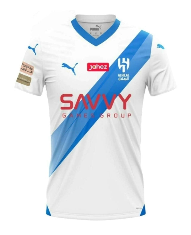 Camisa Al-Hilal Saudi Away 23/24 - Torcedor Masculina - Branco