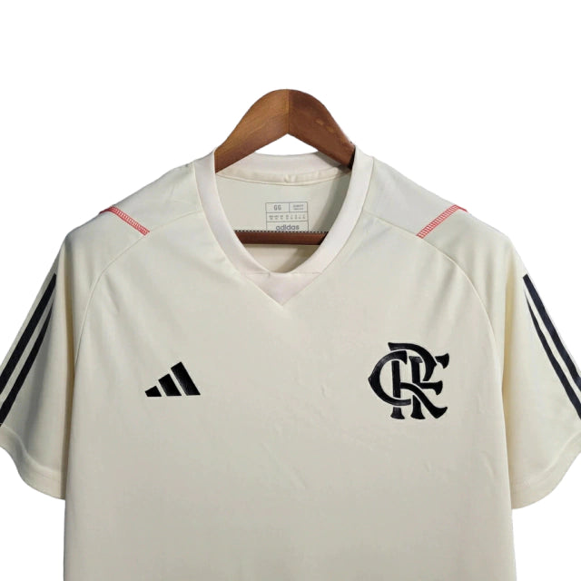 Camisa Flamengo Treino 23/24 Torcedor Masculina - Branco