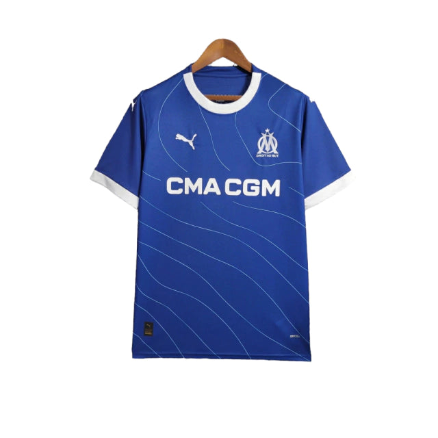 Camisa Olympique Marseille Away 23/24 - Torcedor Masculina - Azul