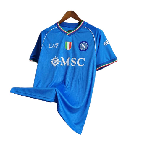 Camisa Napoli Home 23/24 - Torcedor Masculina - Azul