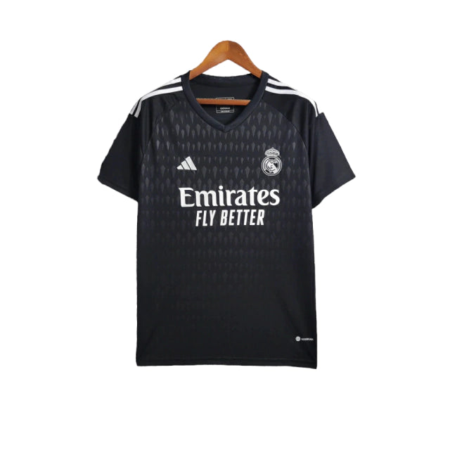 Camisa Real Madrid Goleiro 23/24 - Torcedor Masculina - Preto