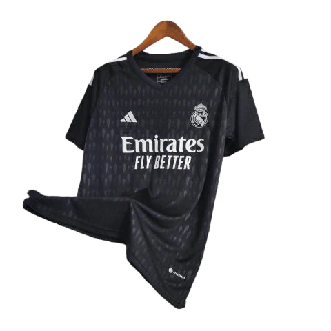 Camisa Real Madrid Goleiro 23/24 - Torcedor Masculina - Preto