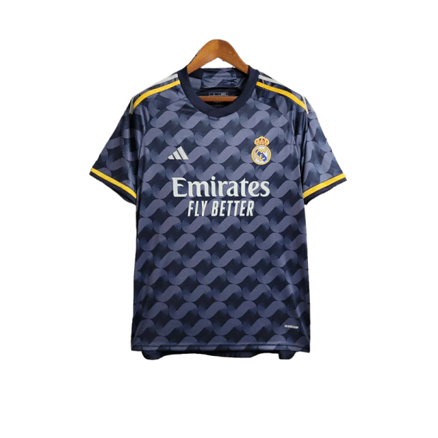 Camisa Real Madrid Away 23/24 - Torcedor Masculina - Cinza