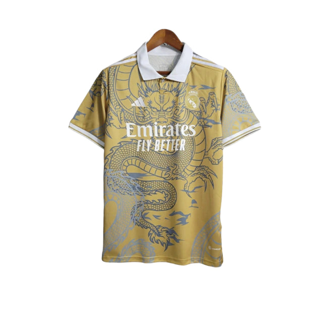 Camisa Real Madrid Edição Especial 23/24 - Torcedor Masculina - Dourado