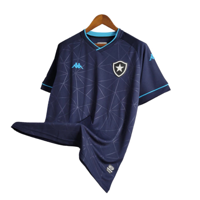 Camisa Botafogo lll 21/22 Torcedor Masculina - Preta com detalhes azul